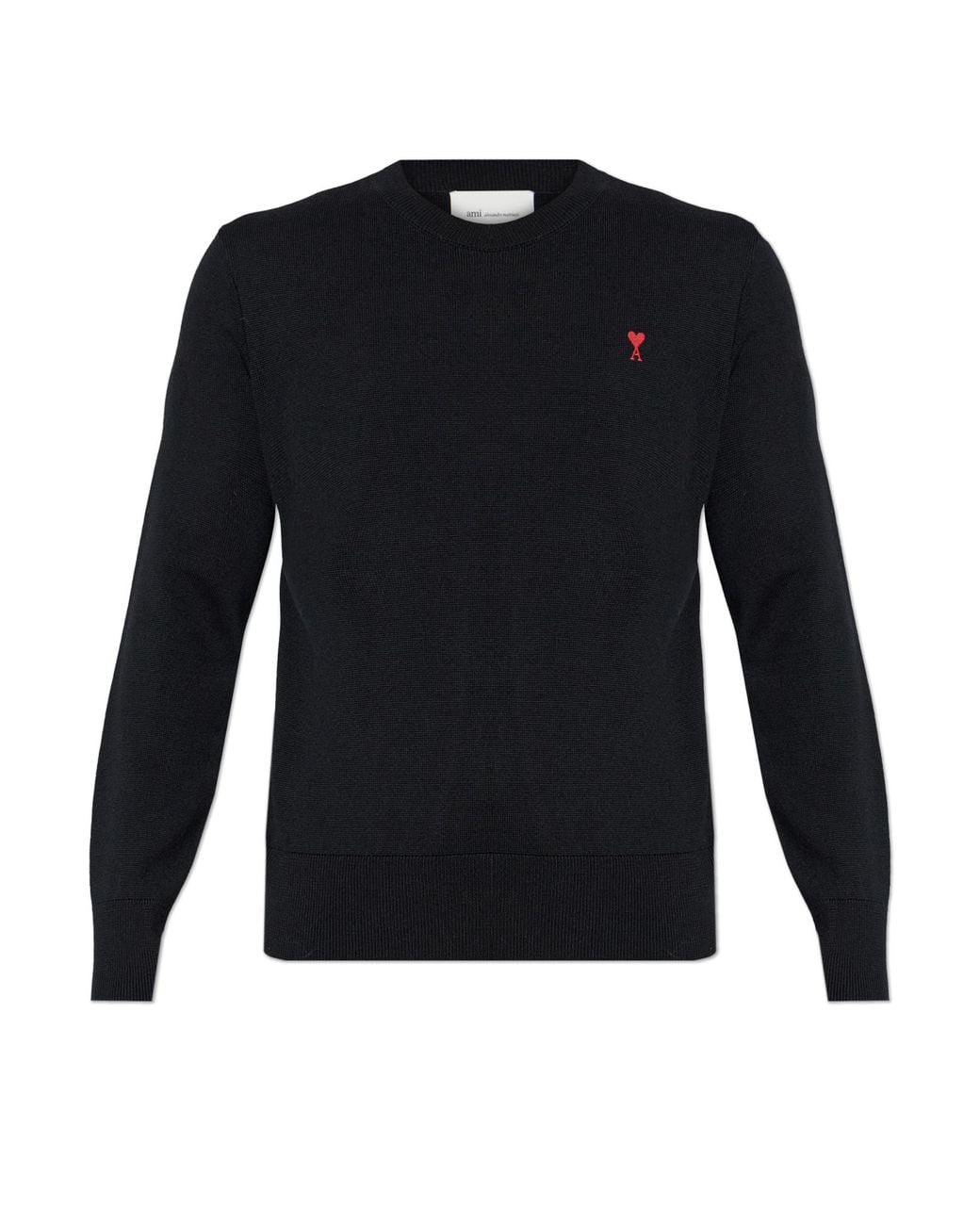AMI Blue Wool Sweater for men