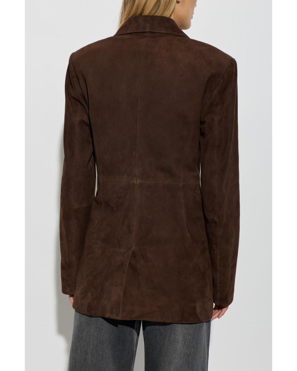 Arma Brown 'Safia' Suede Blazer