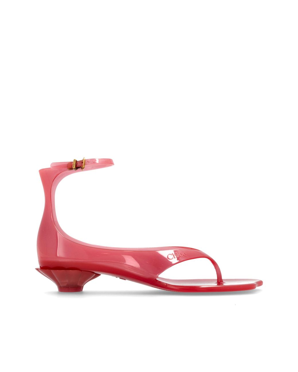 Chloé Pink 'Jelly' Heeled Sandals