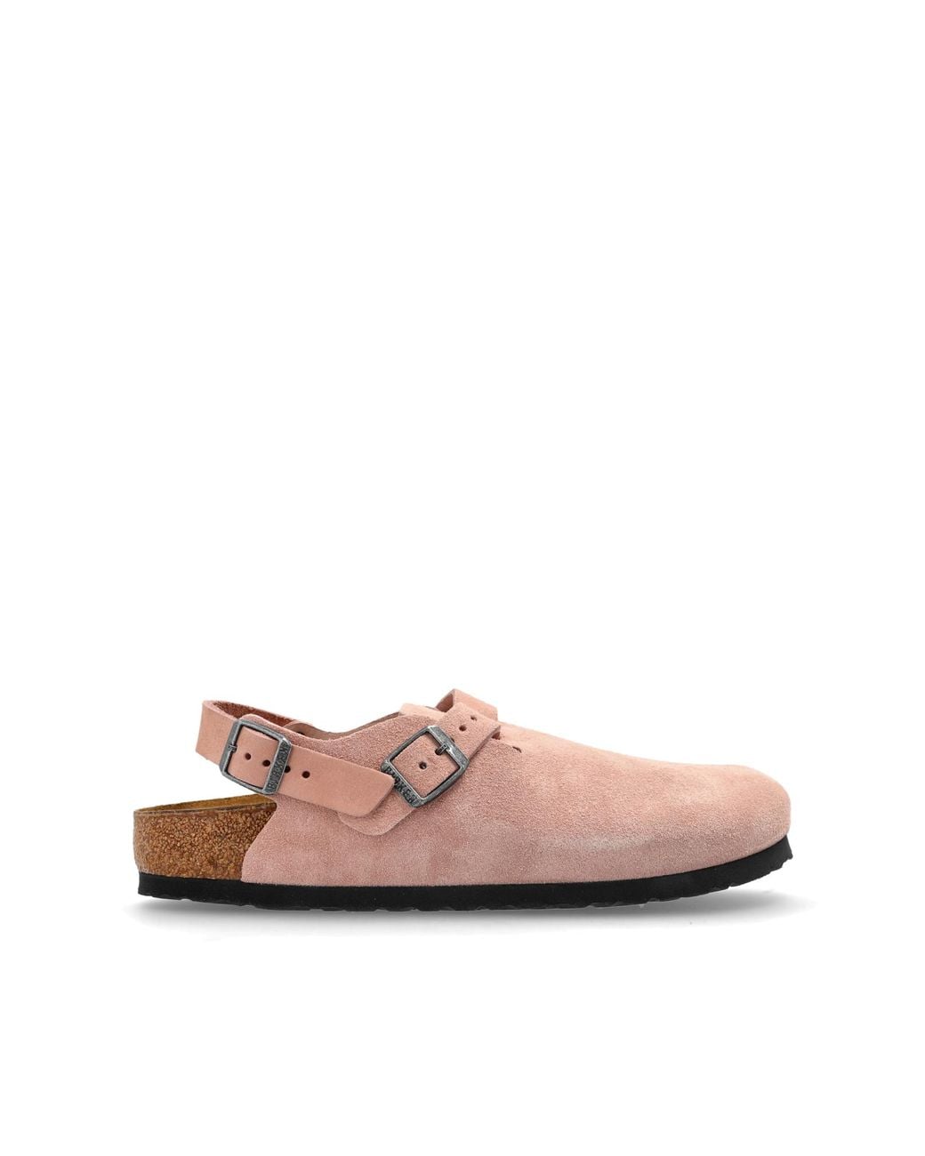 Birkenstock Pink 'Tokio Ii Suede' Shoes