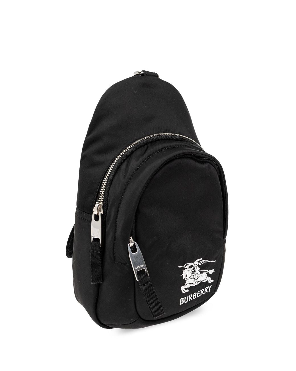Burberry Black Logo Backpack for men