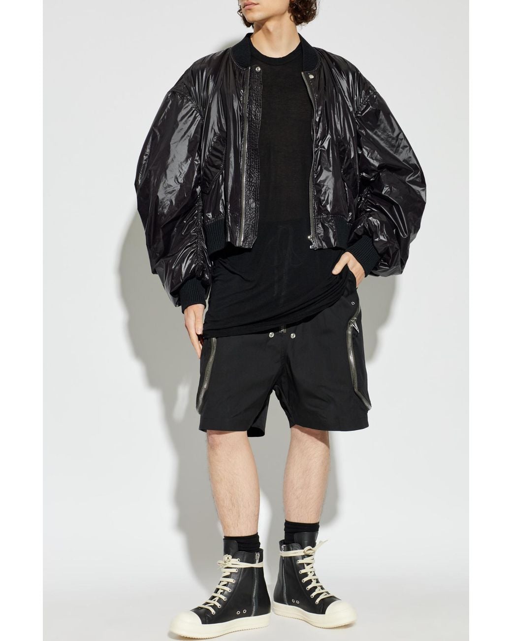 Rick Owens Black Crew-Neck T-Shirt for men