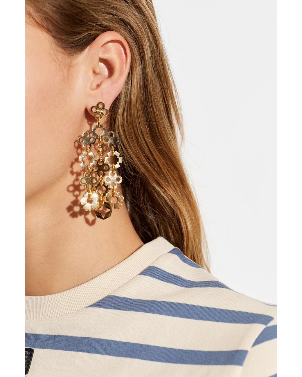 Tory Burch Metallic Earrings With Pendants