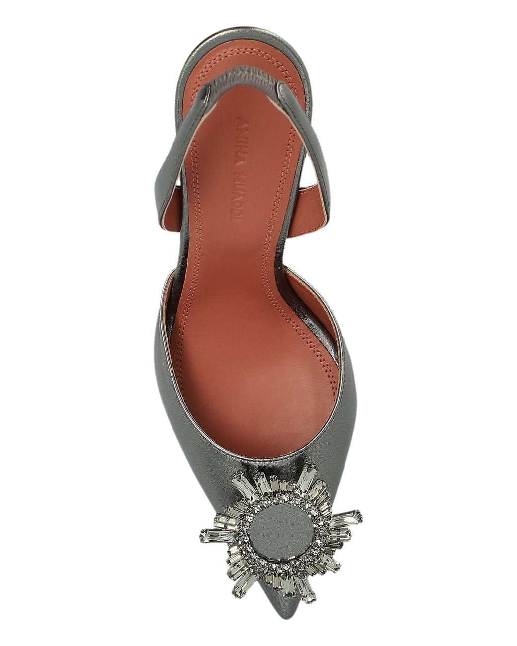 AMINA MUADDI White 'Begum' Heeled Pumps