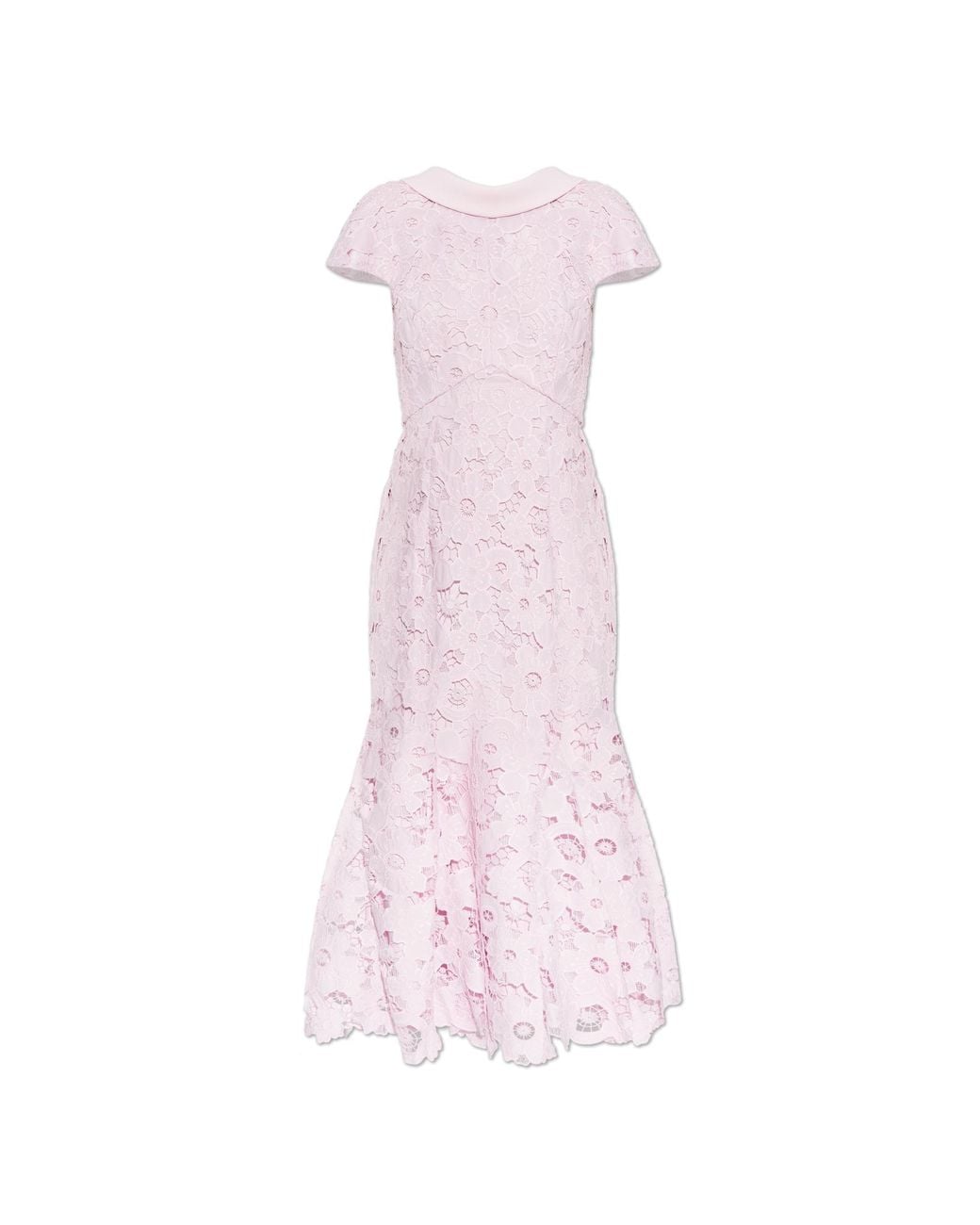 Self-Portrait Pink Lace Dress