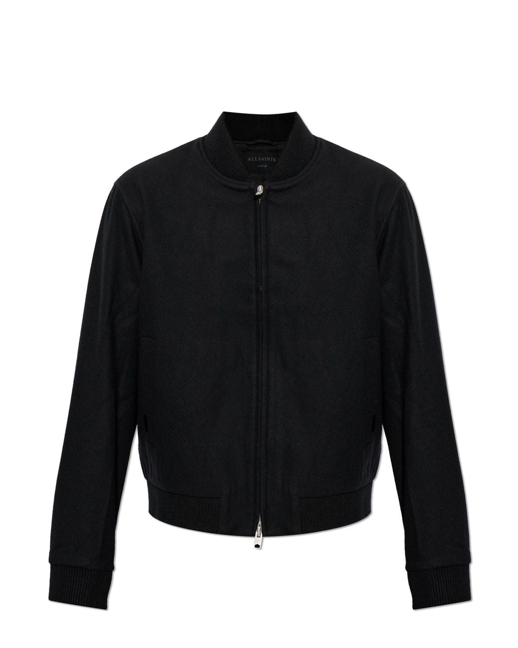 AllSaints Black 'Deceit' Bomber Jacket for men