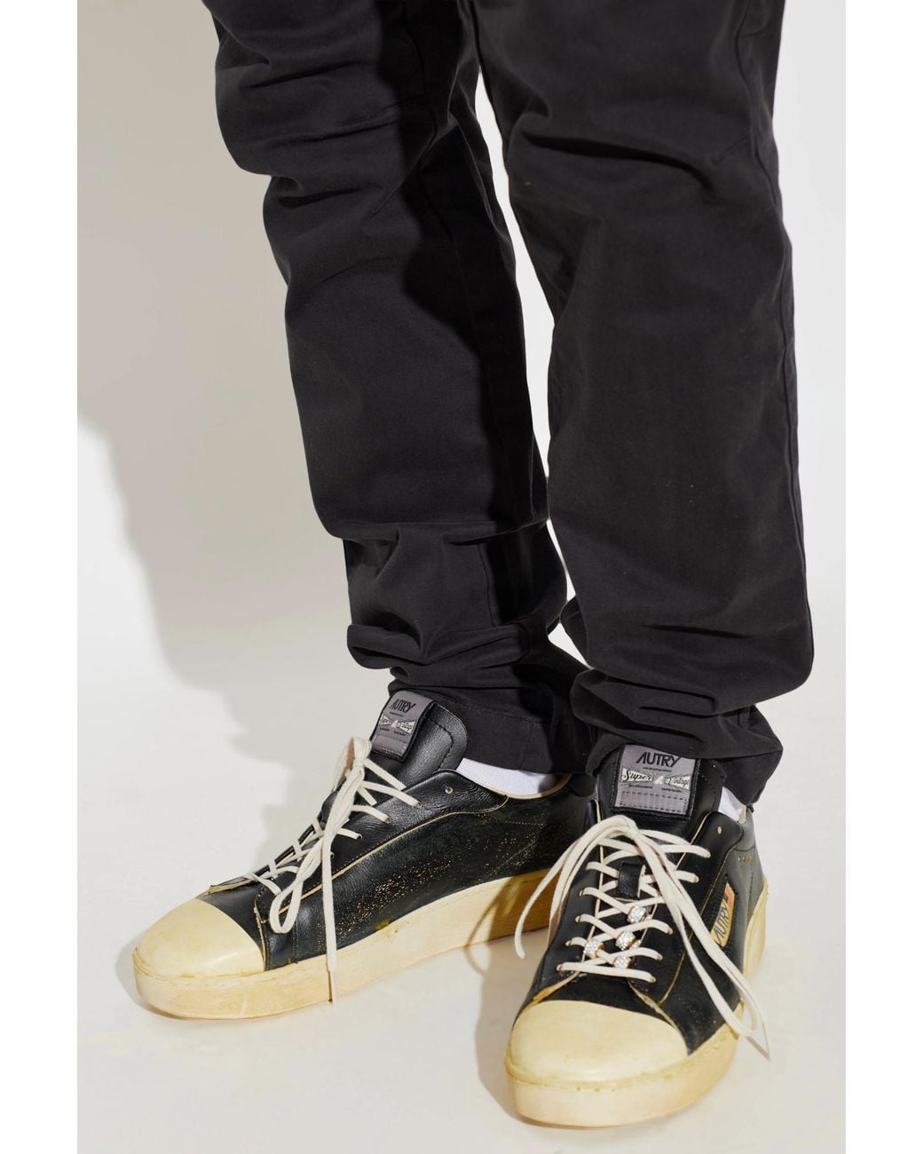 Autry Black 'Dellas' Sports Shoes for men