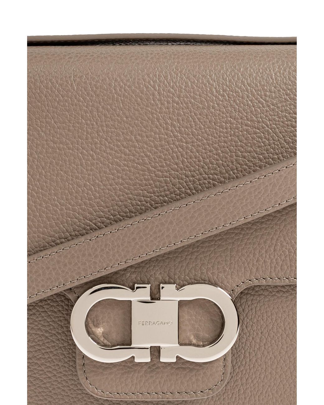 Ferragamo Brown Double Bag