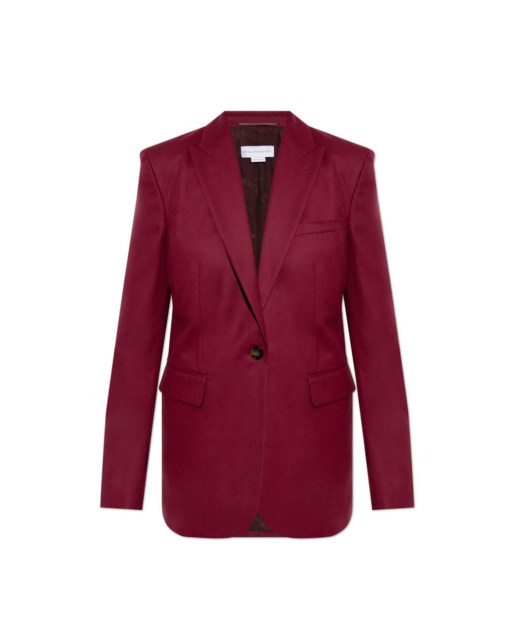 Stella McCartney Red Wool Blazer