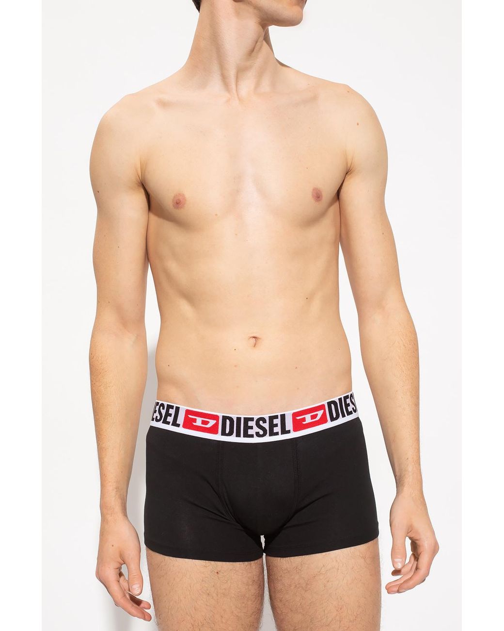 DIESEL Black 'Umbx-Damienthreepack' Boxers 3-Pack for men