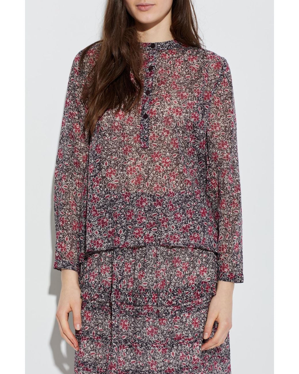 Isabel Marant Red Top 'Maria'