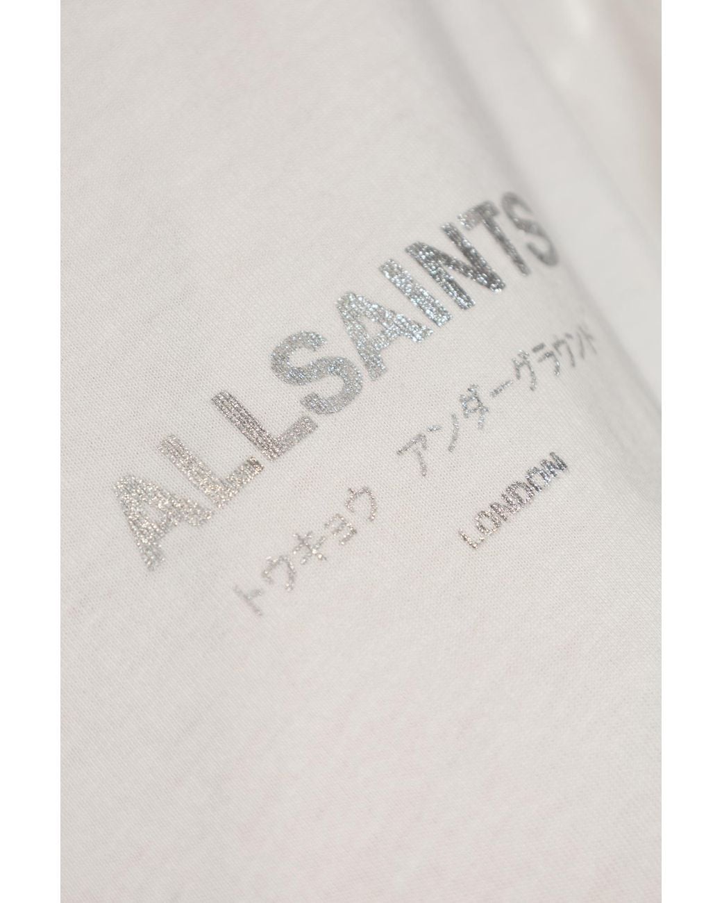 AllSaints White T-Shirt "Under"