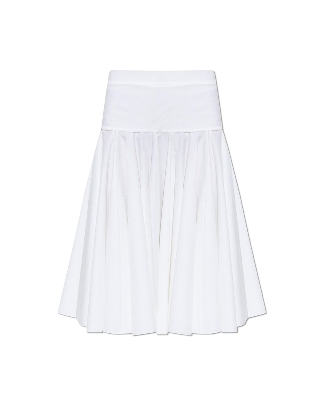 Jacquemus White Skirt With Shorter Back