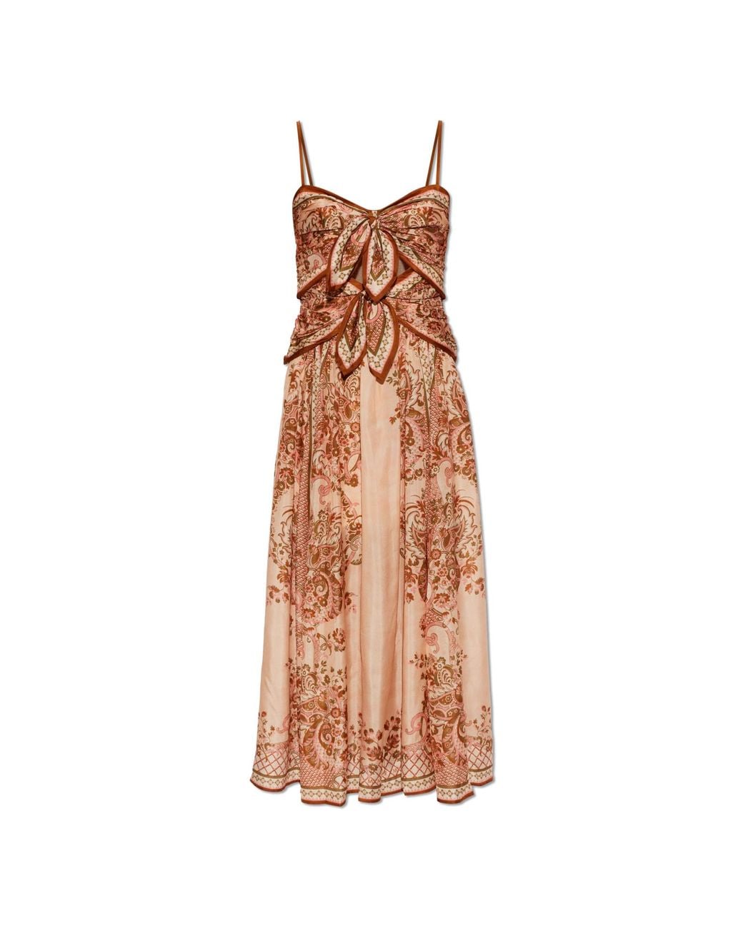 Zimmermann White Silk Off-Shoulder Dress