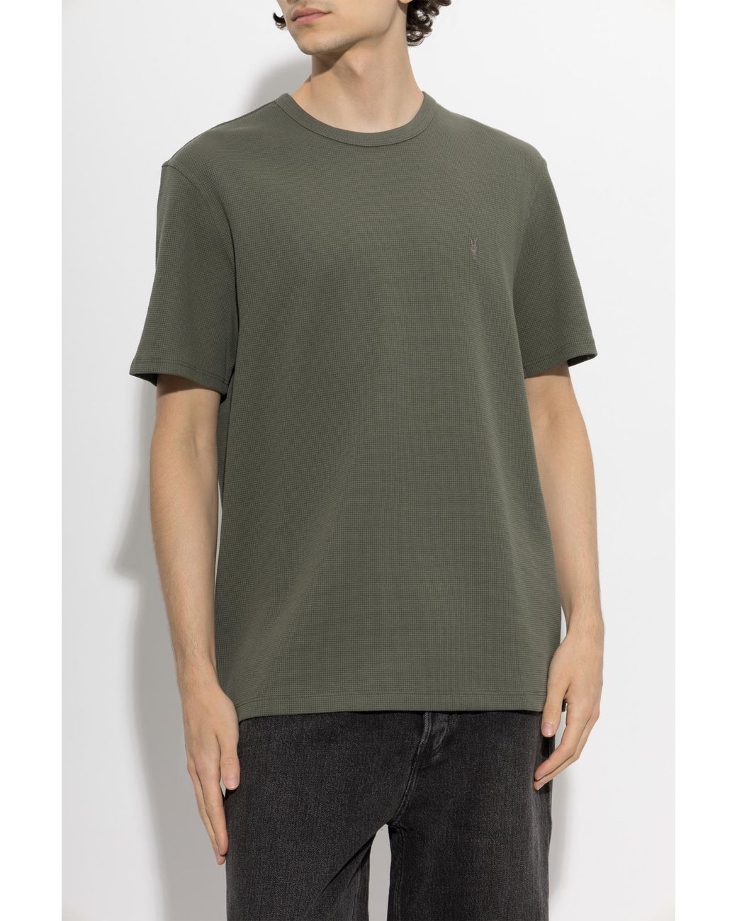 AllSaints Green T-Shirt "Ellis" for men