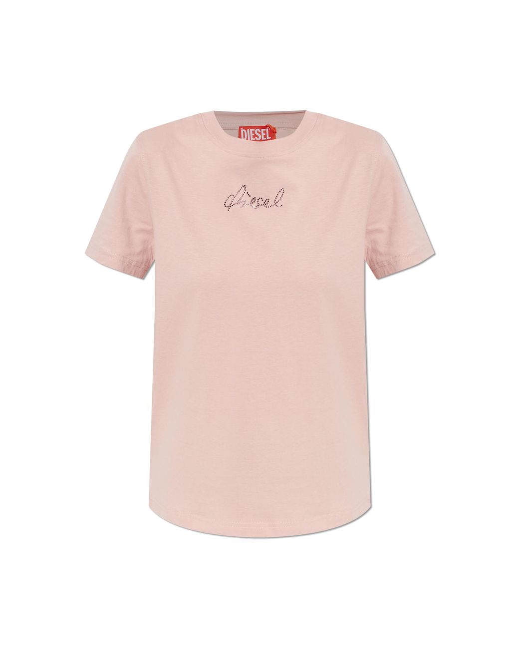 DIESEL Pink T-Shirt 'T-Reg-S2'
