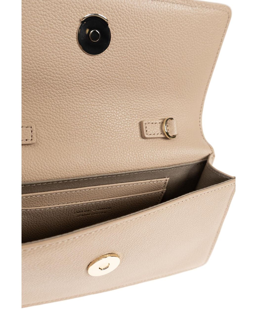 Emporio Armani Natural Leather Clutch