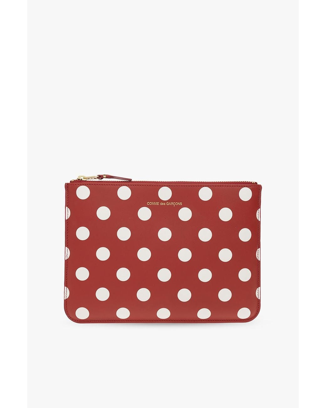 Comme des Garçons Red Polka Dot Pouch