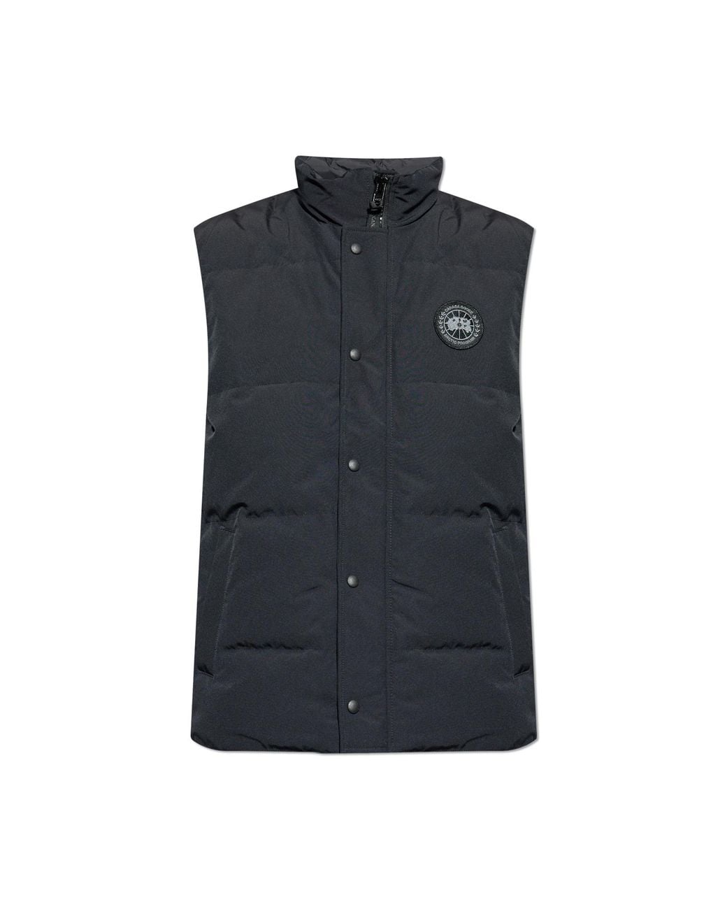 Canada Goose Black Puffer Vest 'Garson' for men