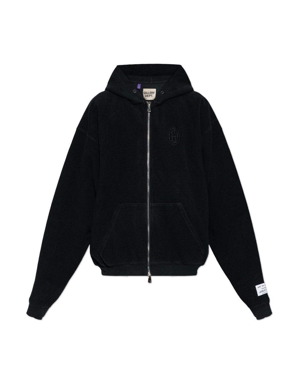 GALLERY DEPT. Black Oversized Fit Sweatshirt With Logo for men