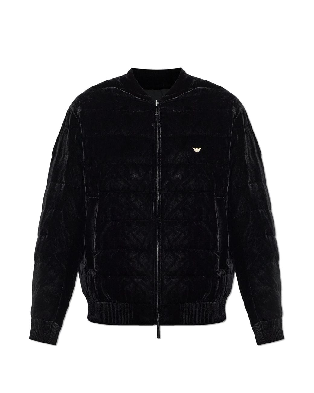 Emporio Armani Blue Reversible Hooded Jacket for men