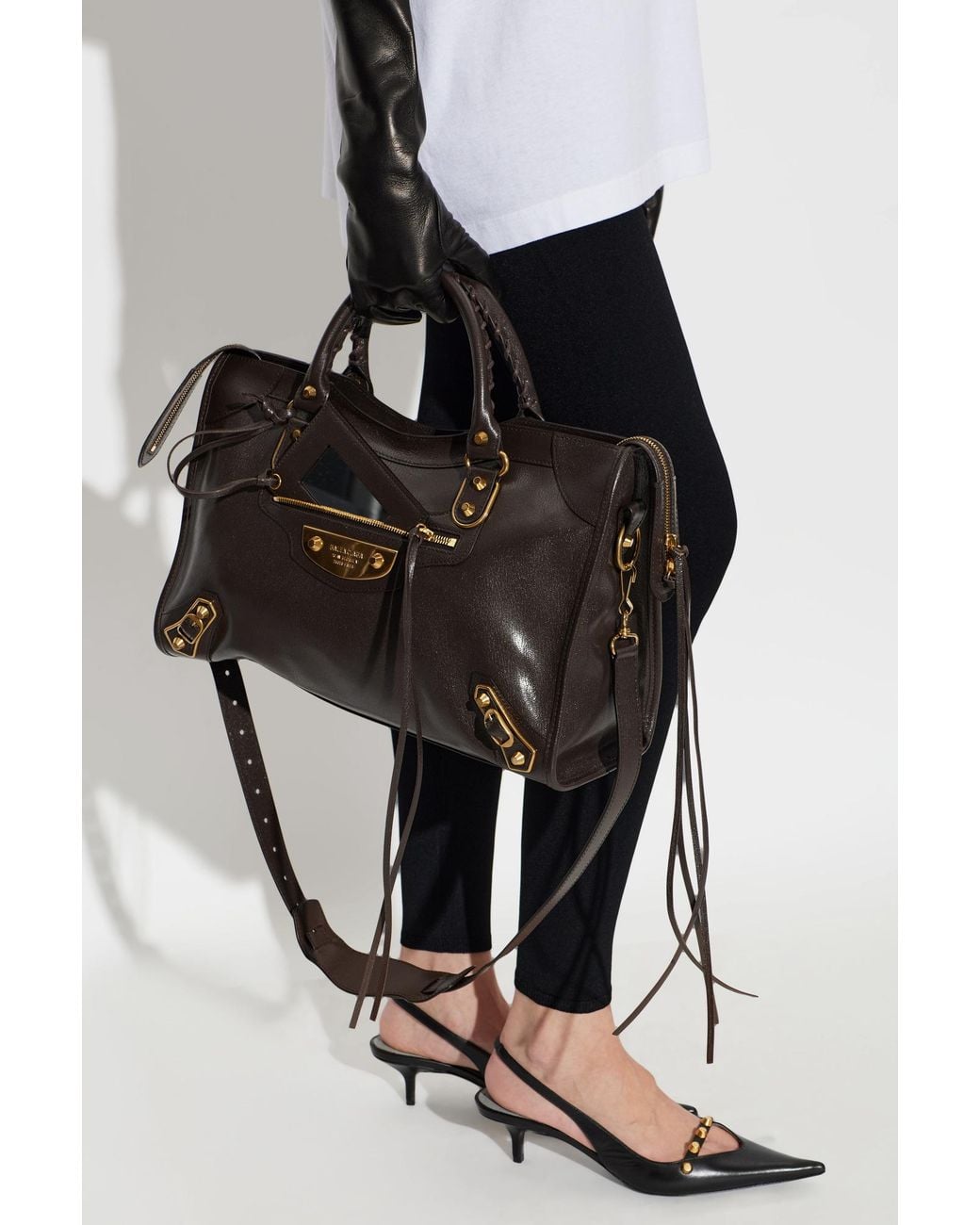 Balenciaga Black 'Le City Uptown Medium' Handbag