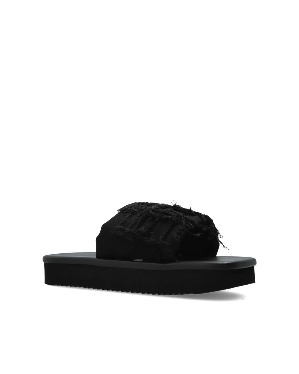 Rick Owens Black Platform Slides for men