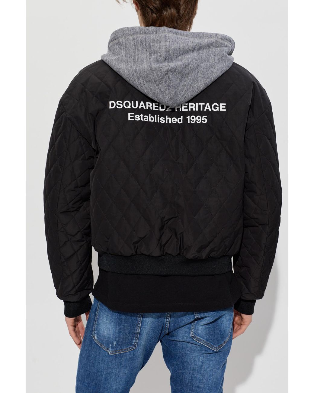 DSquared² Black 'Bomber' Jacket for men