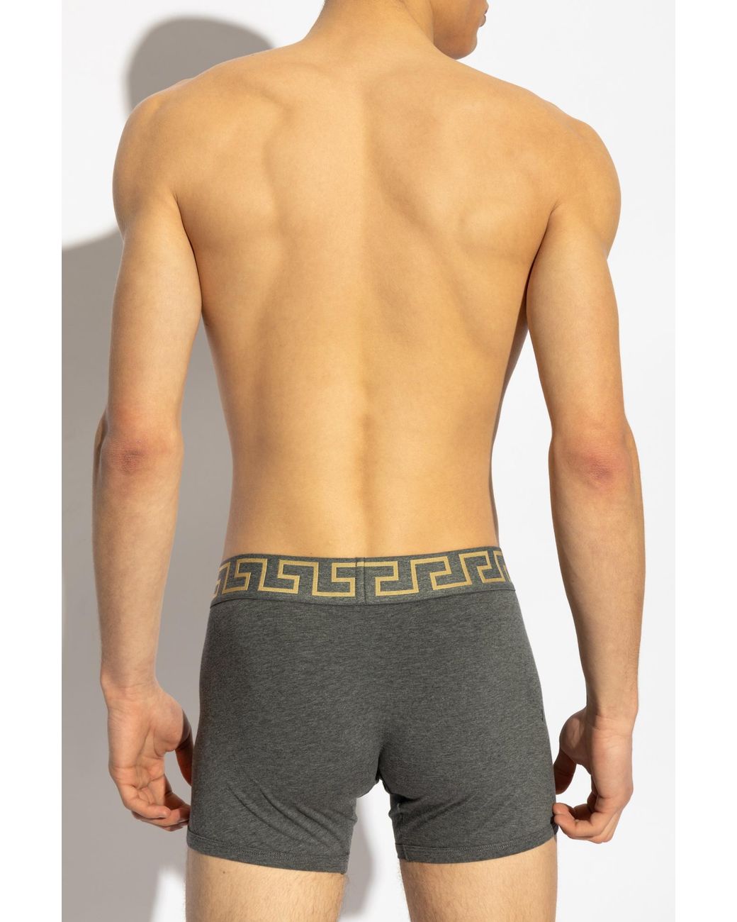Versace Gray Two-Pack Boxers for men