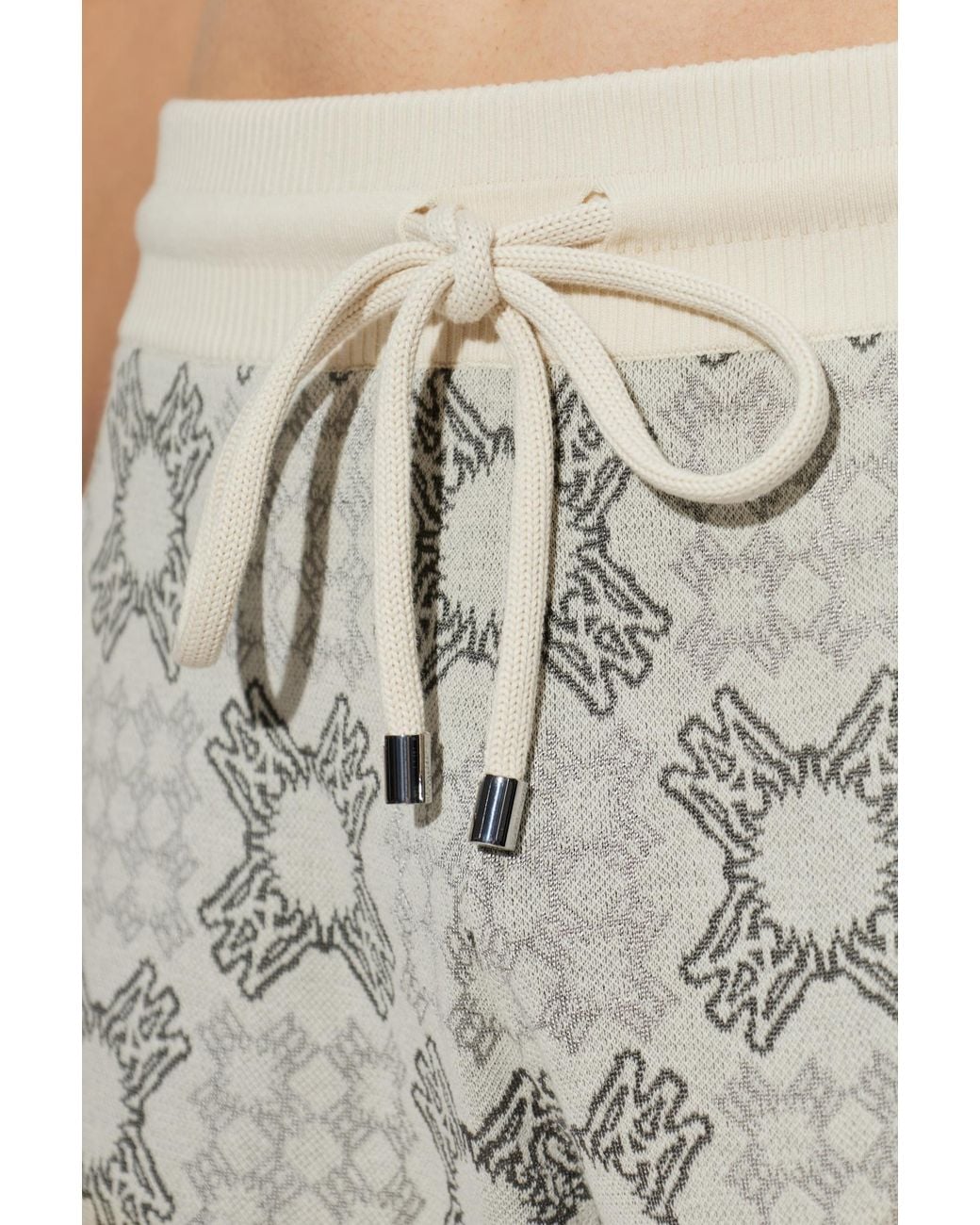 Amiri White Patterned Shorts for men