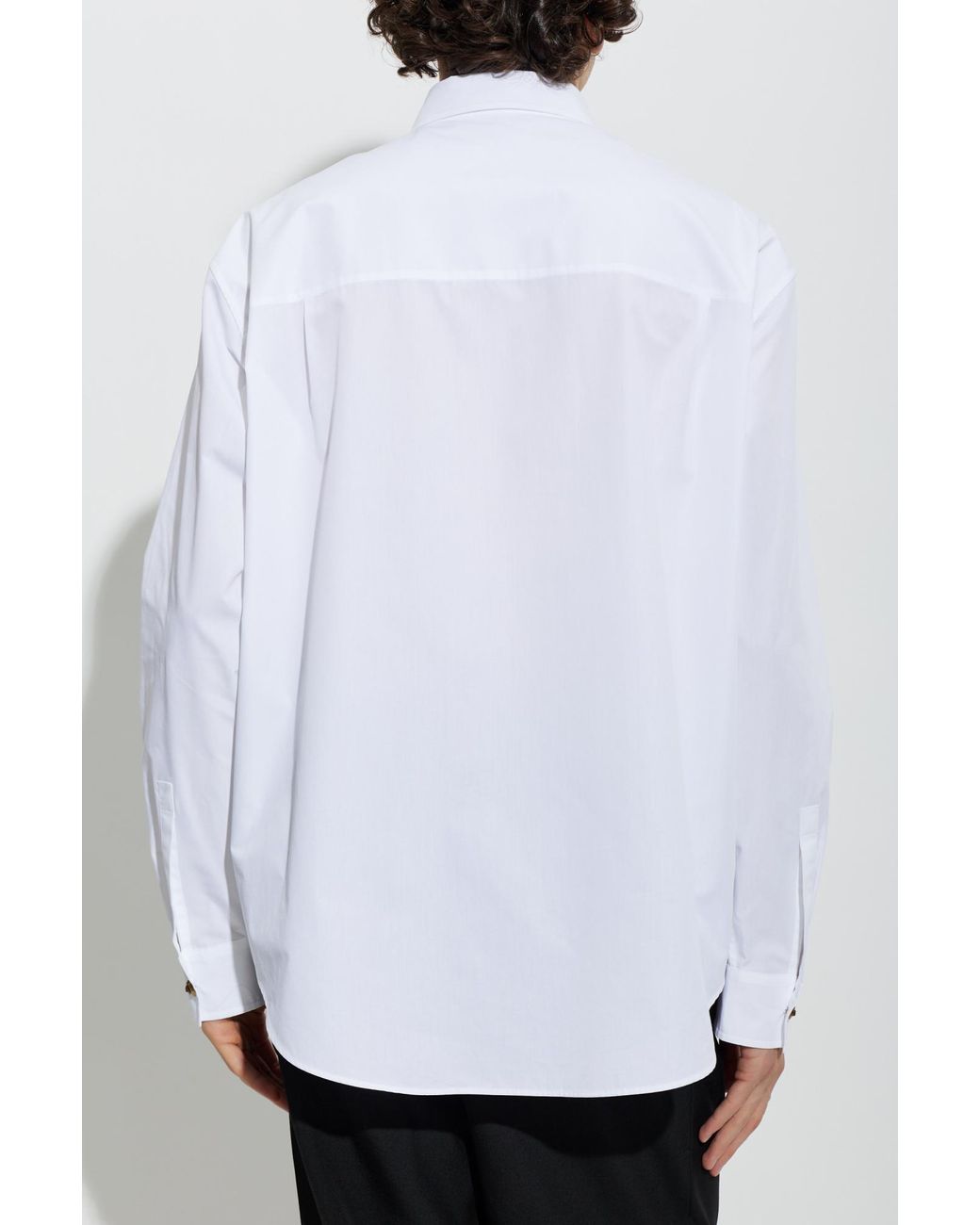 Balmain White Classic Shirt for men
