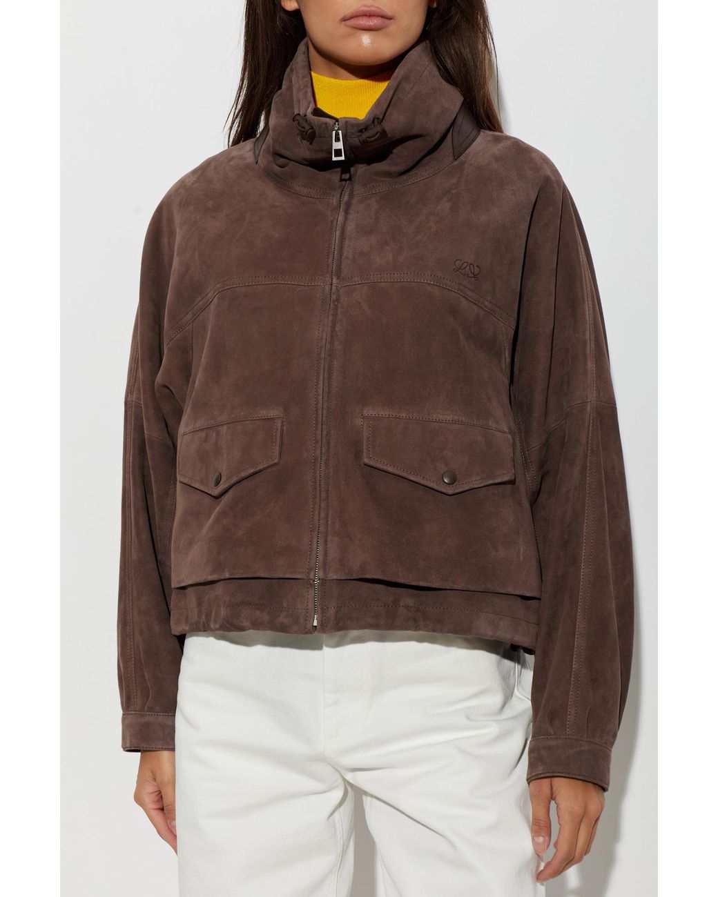 Loewe Brown Suede Jacket