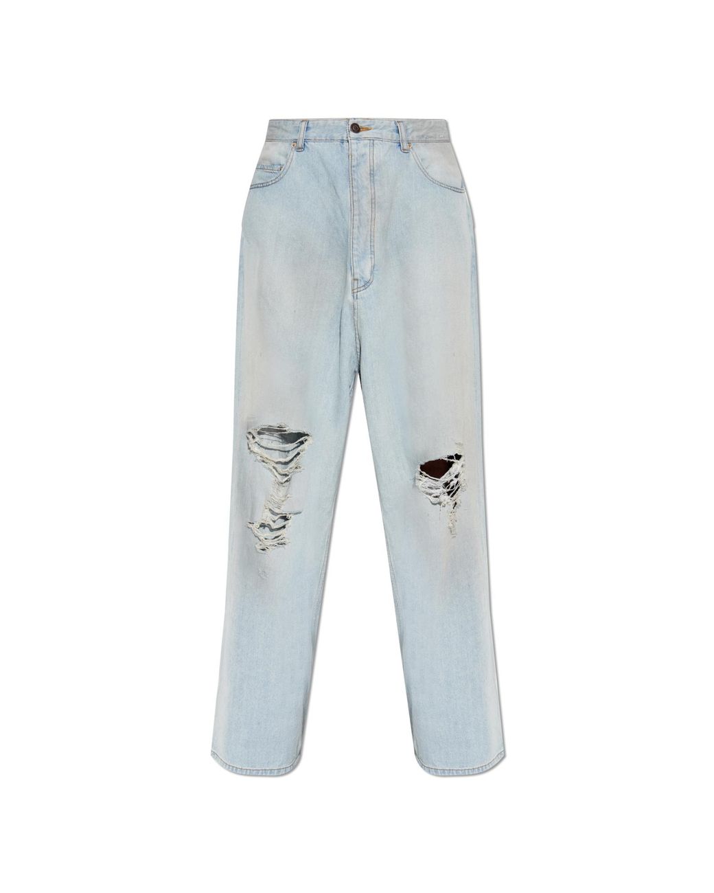 Balenciaga Blue Jeans With 'Vintage' Effect for men
