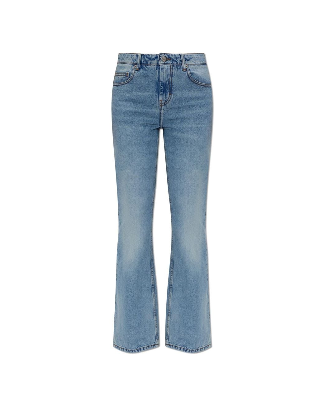 AMI Blue Flared Leg Jeans