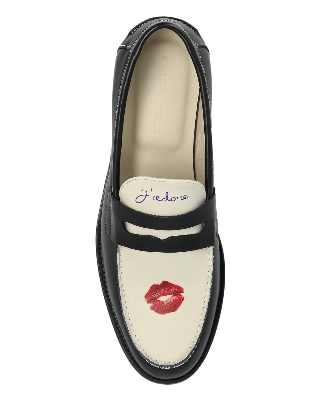 Duke & Dexter Black "Wilde" Loafers for men
