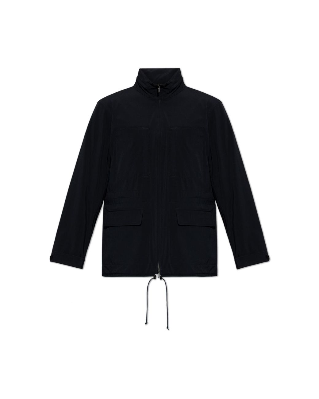 Emporio Armani Blue Jacket With Pockets for men
