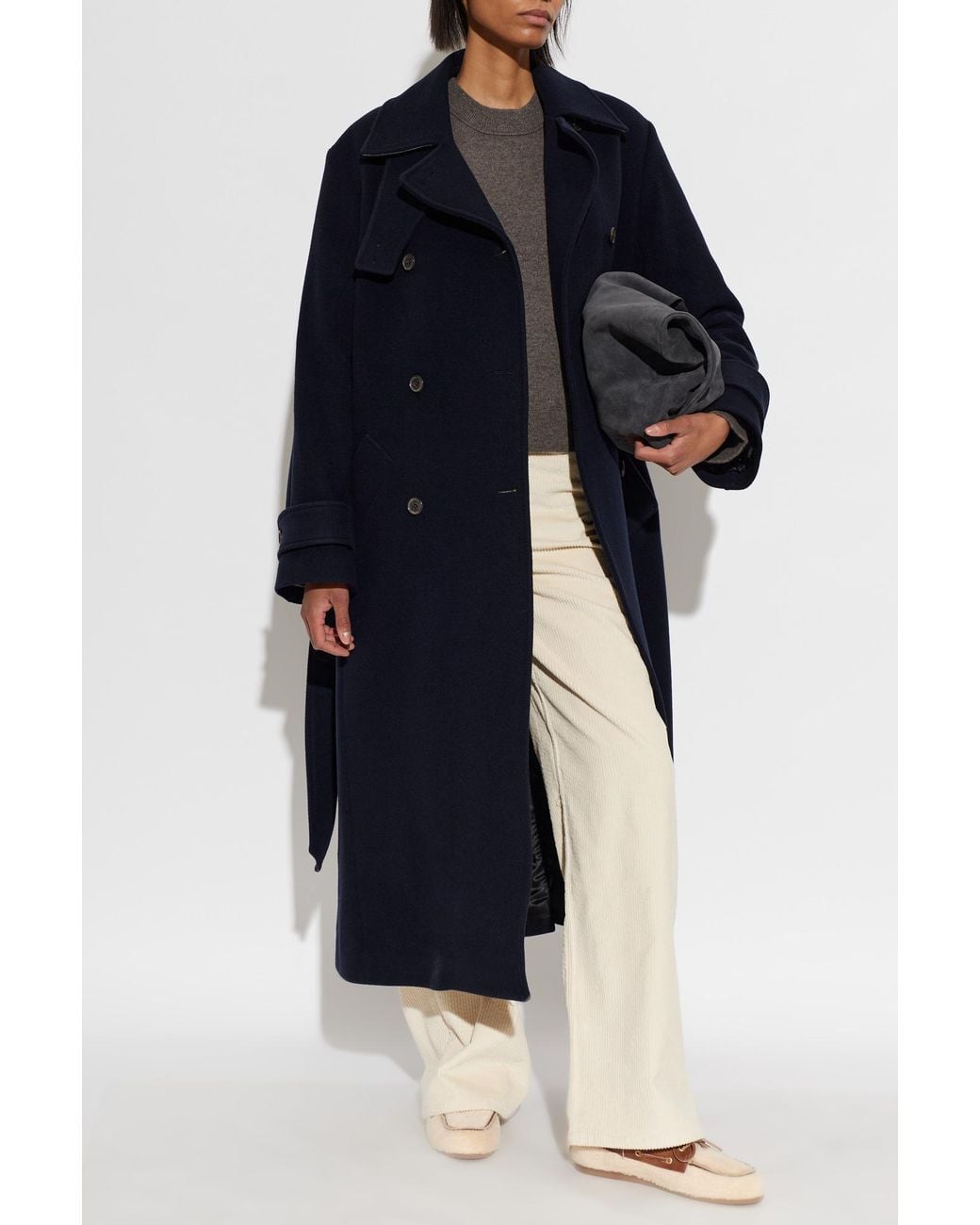 Paul Smith White Straight-Cut Corduroy Trousers