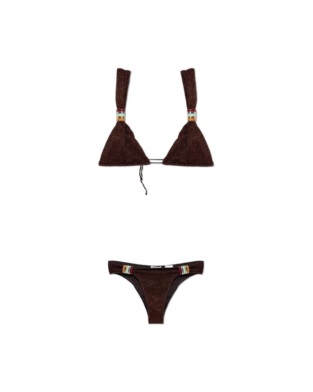 Oseree White Two-Piece Swimsuit