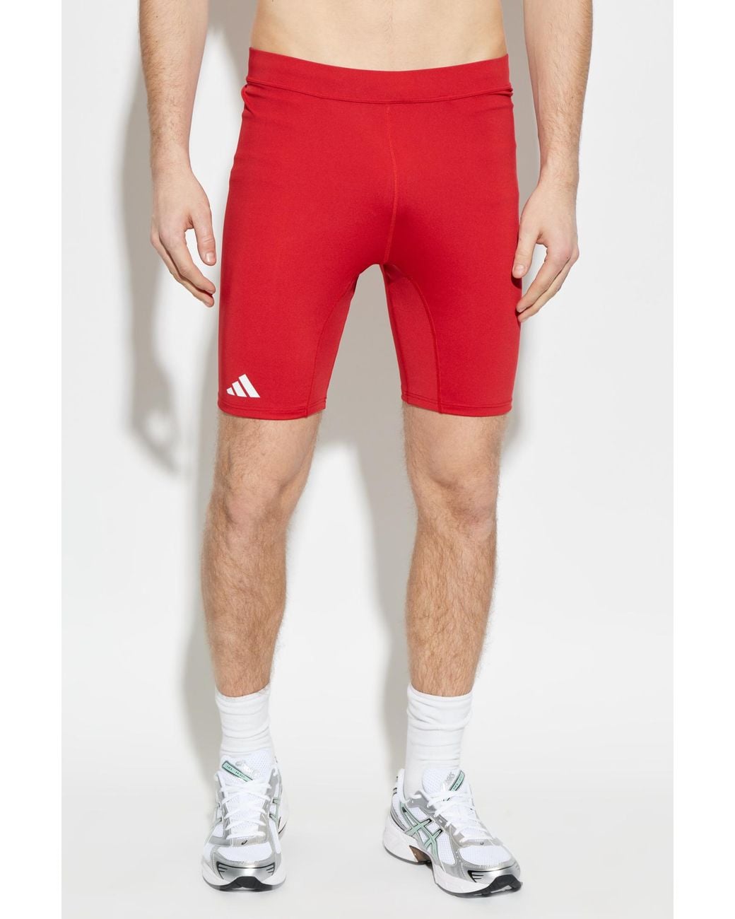 Adidas Originals Red Short Leggings From The Adizero Collection for men