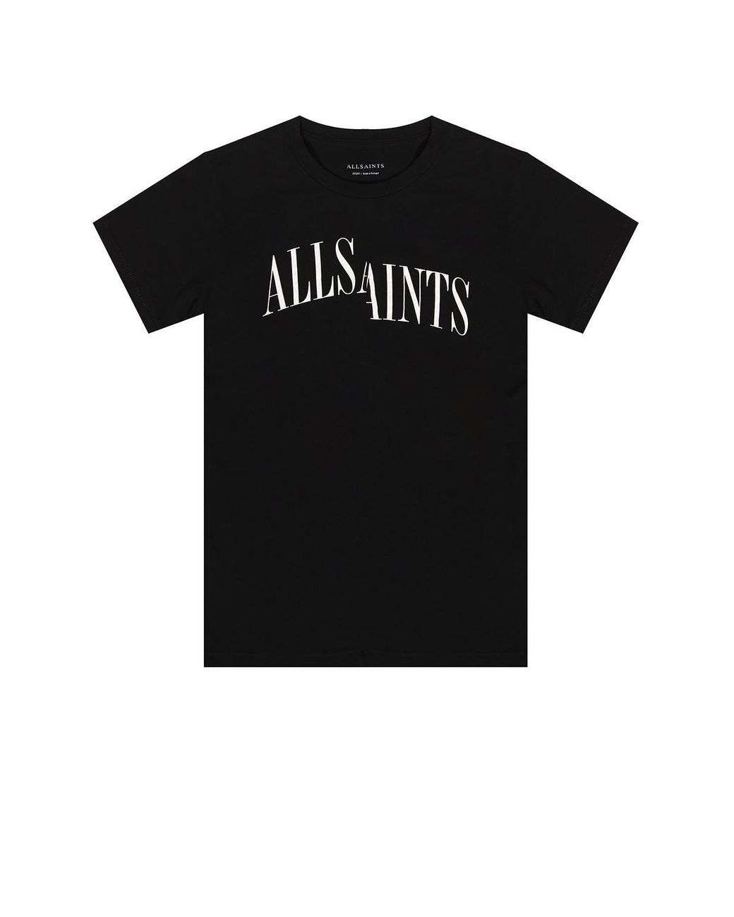 AllSaints 'dropout' T-shirt With Logo in Black | Lyst