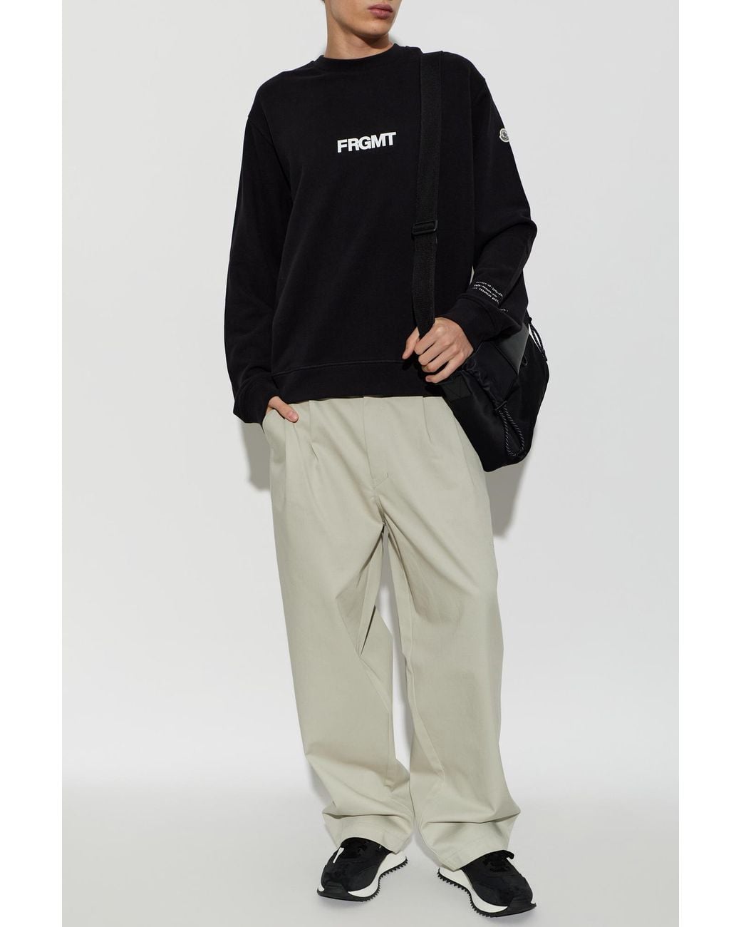 Moncler Genius Black 7 Moncler X Fragment Hiroshi Fujiwara Crewneck Sweatshirt for men
