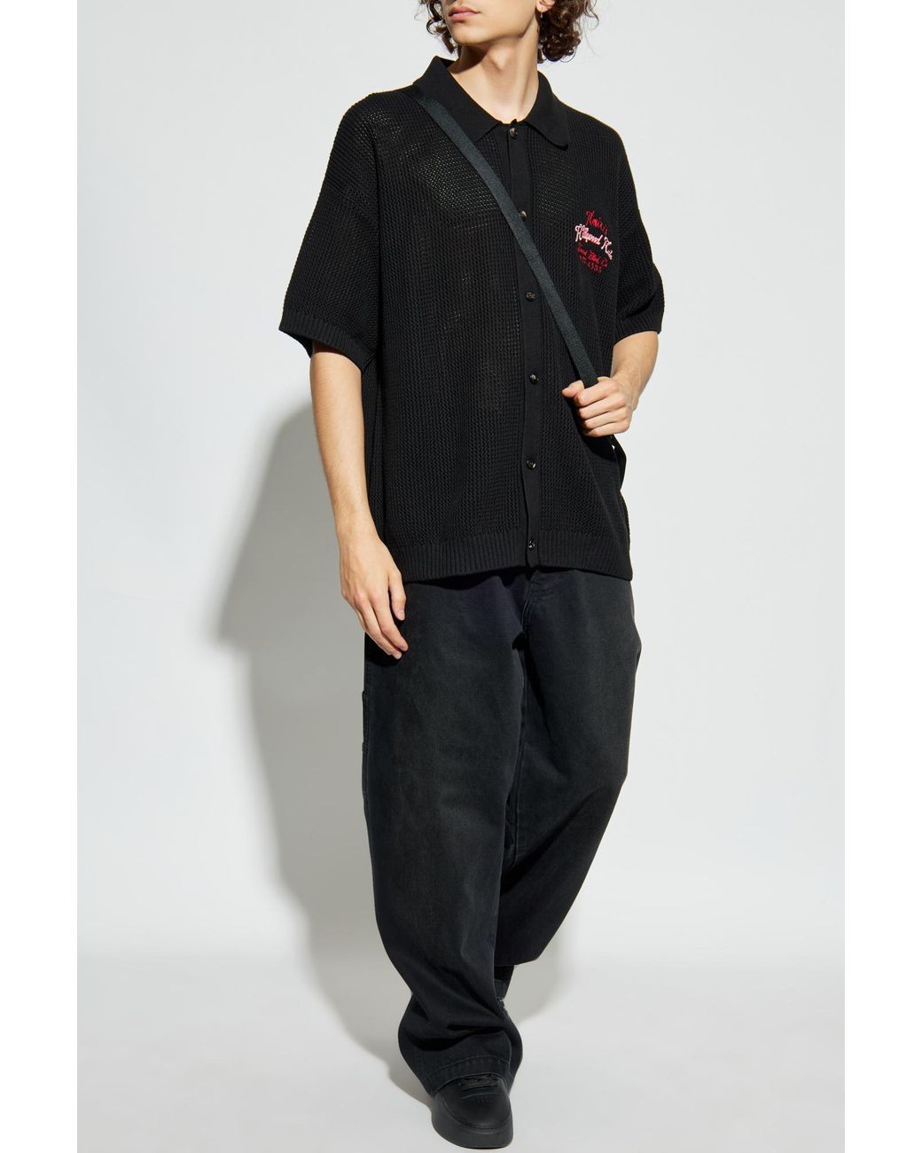 Amiri Black Shirt With Logo for men