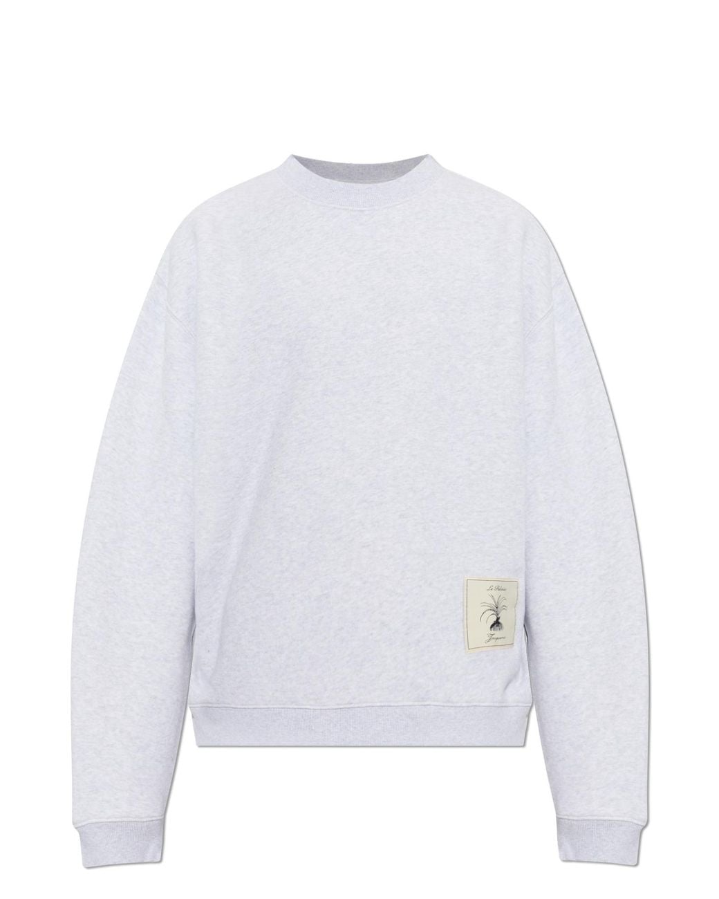 Jacquemus White Cotton Sweatshirt 'Torneo' for men