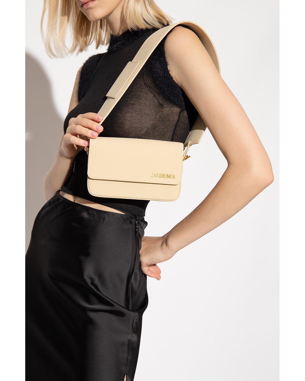Jacquemus 'le Carinu' Shoulder Bag in Natural Lyst