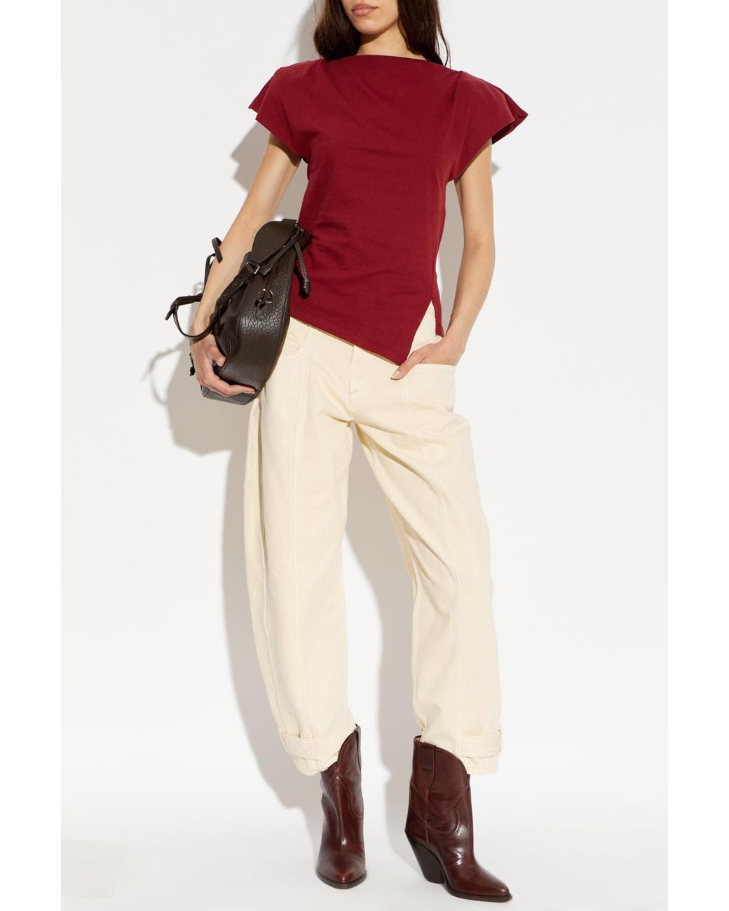 Isabel Marant Red Top 'Swbani'