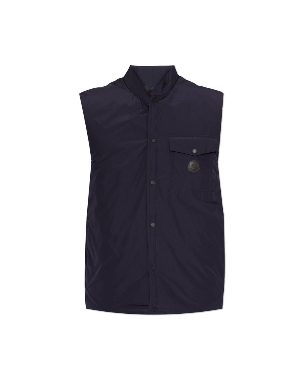 Moncler Blue Puffer Vest "Sahel" for men
