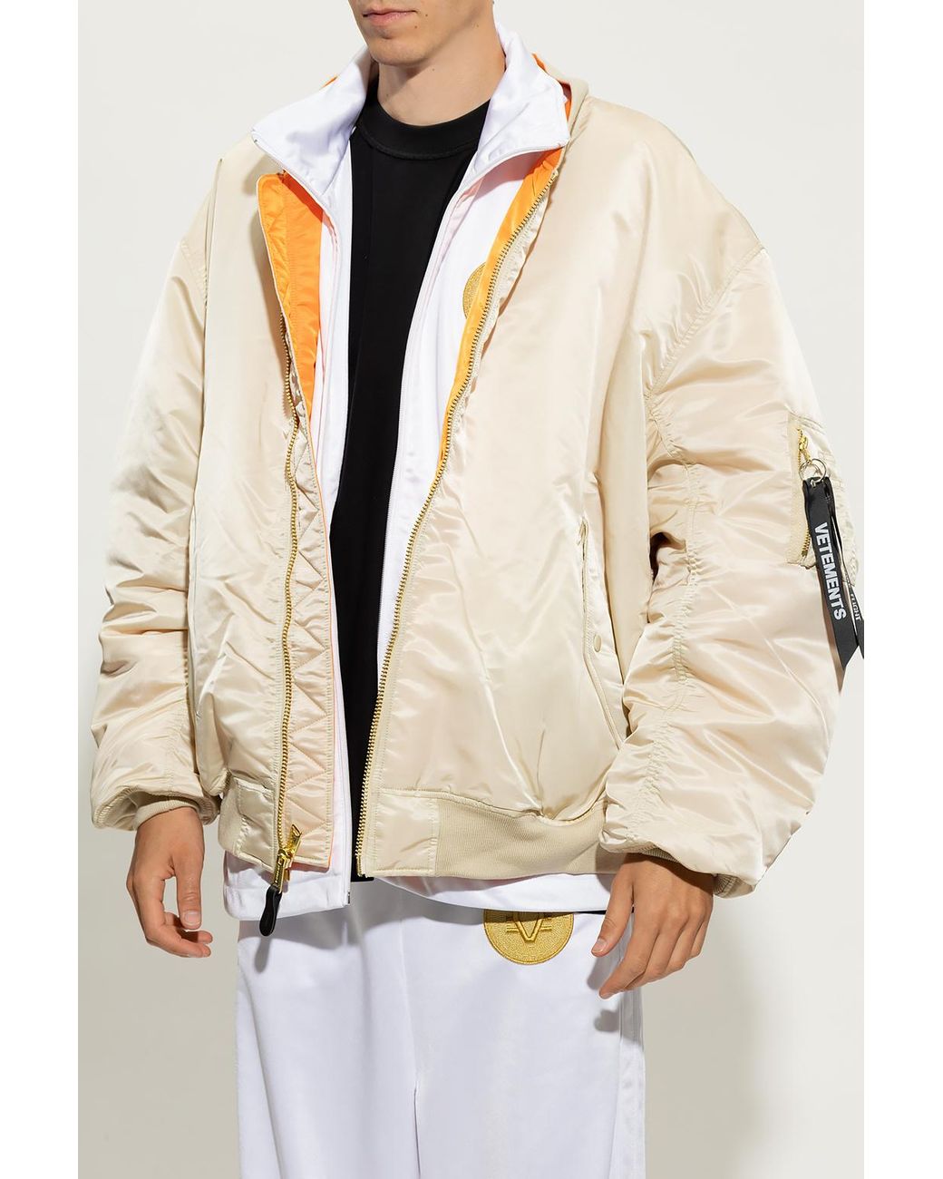 Vetements X Alpha Industries in Natural for Men Lyst