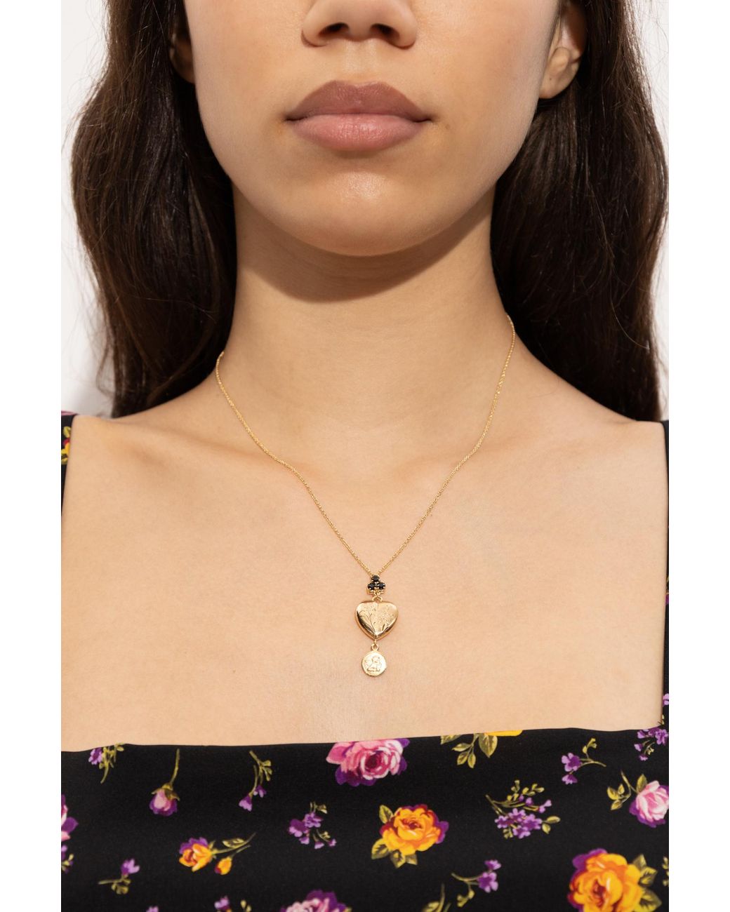 Dolce & Gabbana Metallic Necklace Made Of 18 Karat