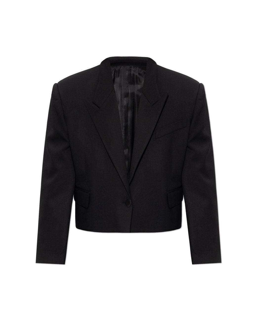 The Attico Black Wool Blazer