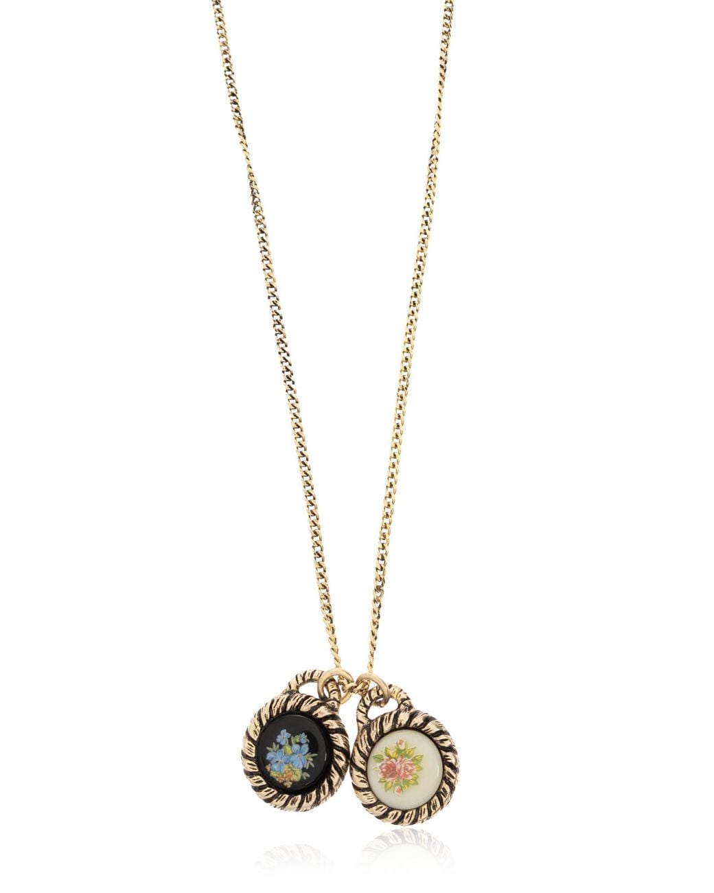 DSquared² Metallic Necklace With Pendants for men